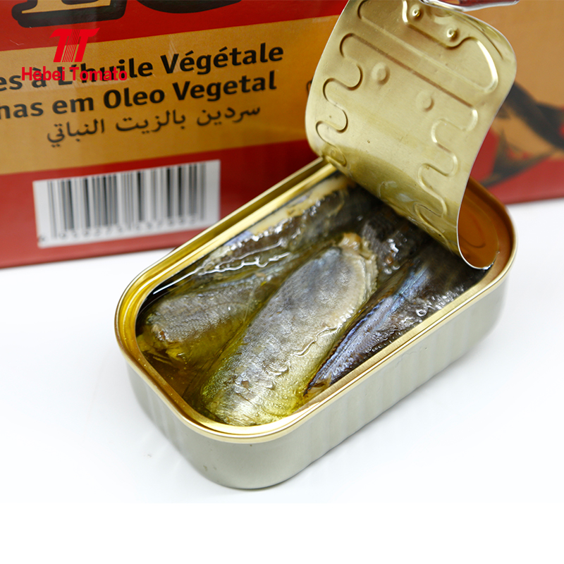 Custom Printed Metal Tin Cans 125g Canned Sardines Directly From Factory, Custom Printed Metal Tin Cans 125g Canned Sardines Directly From Factory